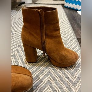 Brown Steve Madden booties